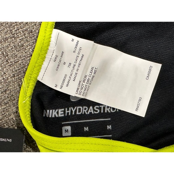 Woman's Nike HYDRASTRONG bikini swimsuit top yellow medium New with Tags - Picture 5 of 5
